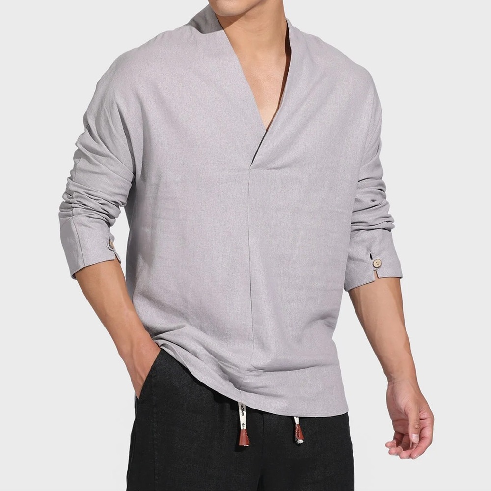 Kidoriman Shinu Sleeve Shirt - White